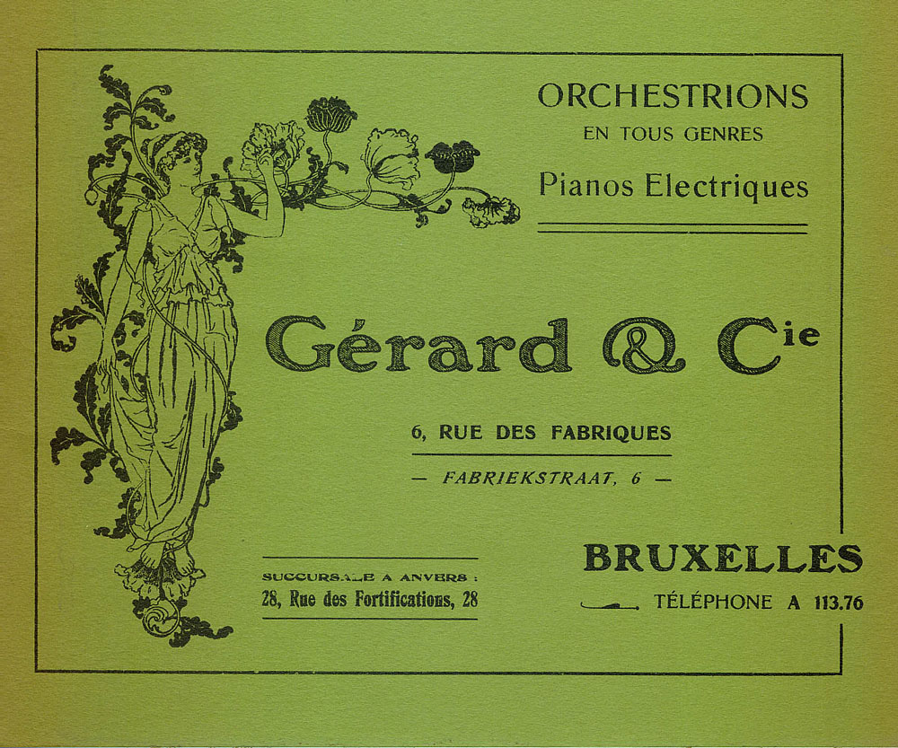 Gerard & Cie. catalogue reprint 